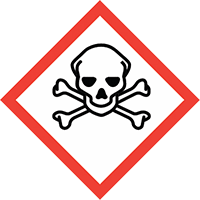 GHS06 – Totenkopf mit gekreuzten Knochen