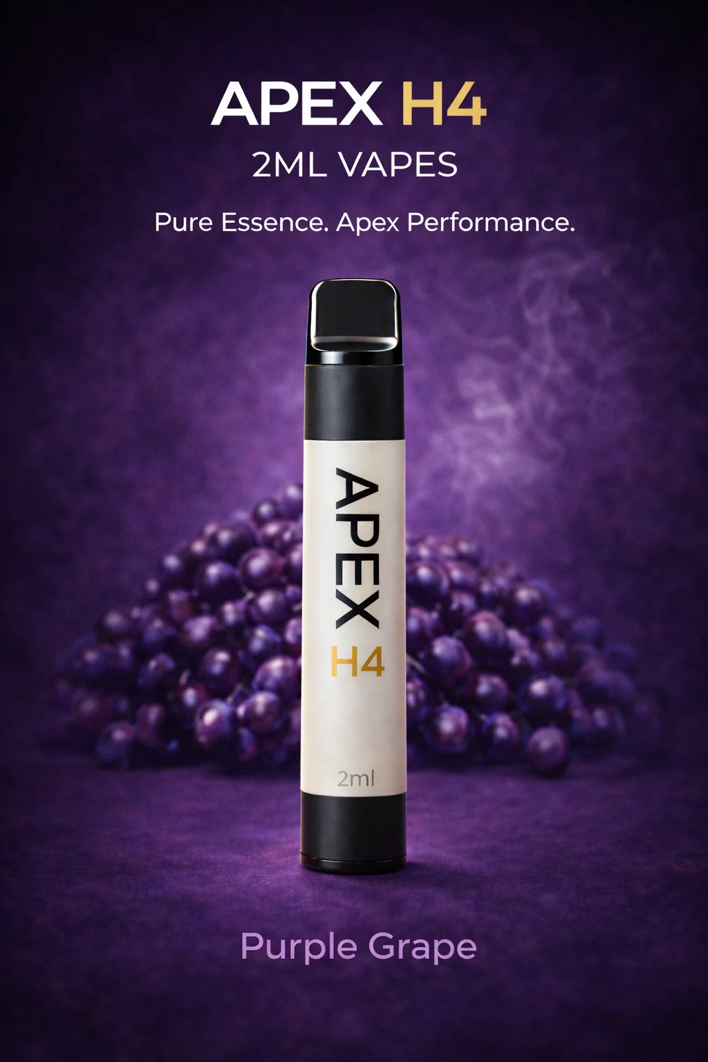 Apex - H4 Superior Blend Vape - Purple Grape 2ml